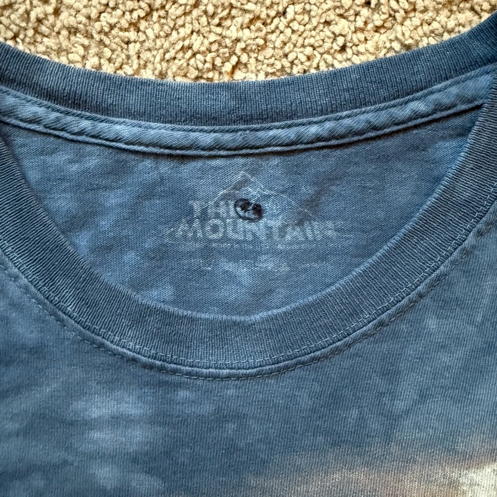 The Mountain USA Bald Eagle Short Sleeve Tee Shirt Mens Size Large - Picture 4 of 5